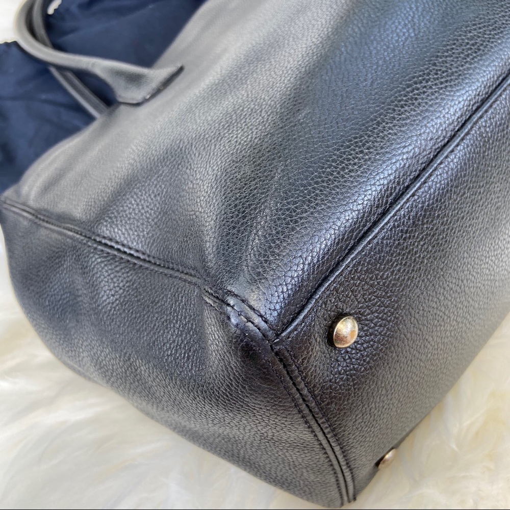 Chanel Caviar Black Leather Tote + Dustbag - Picture 9 of 15